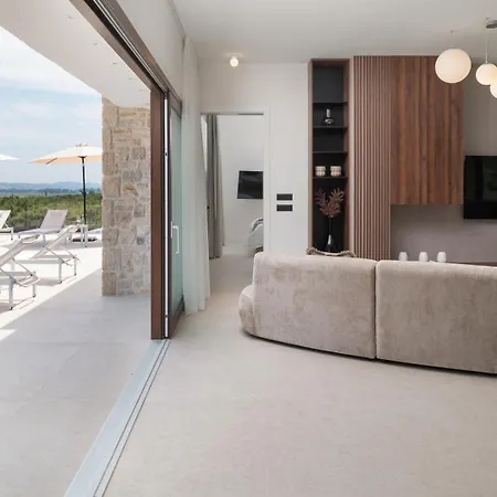 Villa Luxury Aria Dalmatica Heated Pool Sauna & Jacuzzi Sikovo