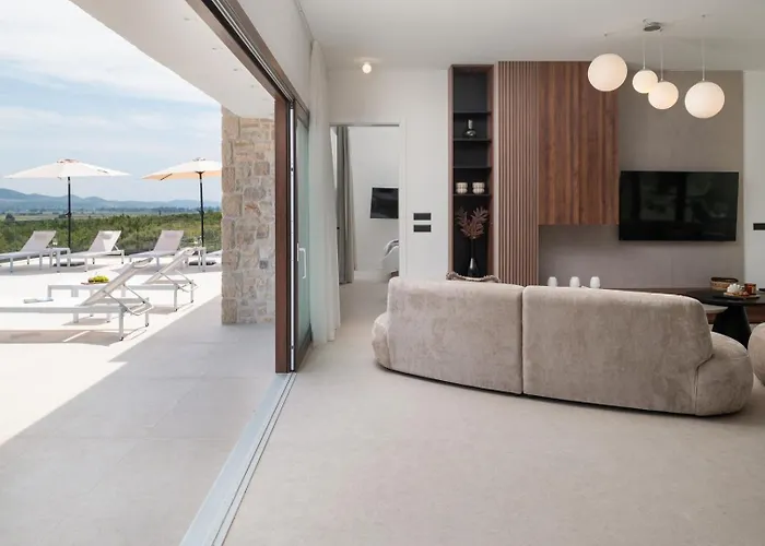 Villa Luxury Aria Dalmatica Heated Pool Sauna & Jacuzzi Sikovo